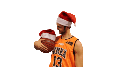 Christmas Basketball Sticker by Umeå BSKT
