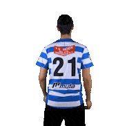 blauwwitkorfbal kaj akc blauw-wit Sticker
