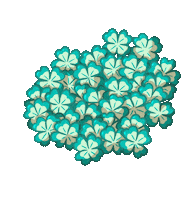 St Patrick Flower Sticker