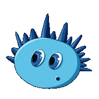 Tanya_Durs shock hedgehog шок ежик Sticker