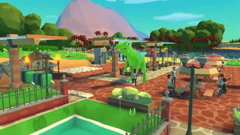 Video Games Dinosaur GIF by Washbear Studio