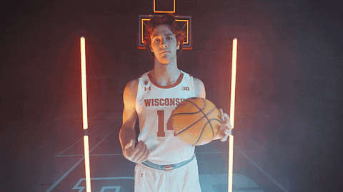 College Basketball Gilmore GIF by Wisconsin Badgers