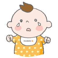 Baby Crying Sticker by メデラ株式会社