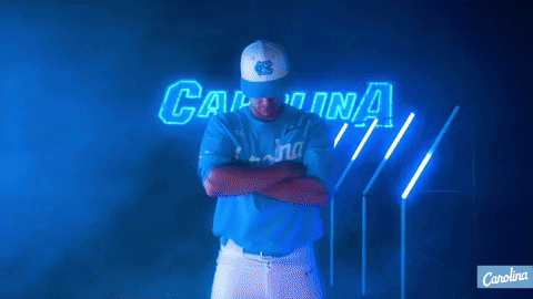 North Carolina Baseball GIF by UNC Tar Heels