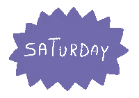 Saturday Sticker