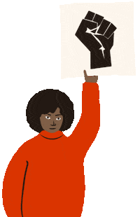 Girl Sign Sticker by Rosa-Luxemburg-Stiftung