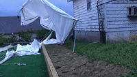 Georgia Church Tents Destroyed by Severe Weather