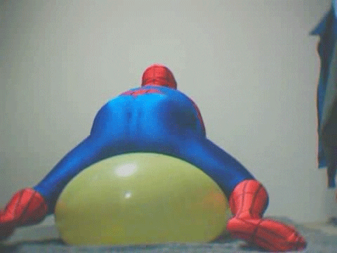 Spiderman Humping GIF