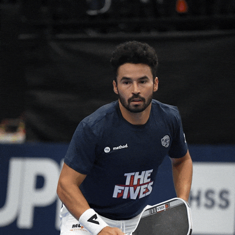 Watching Let It Go GIF by NJ 5s | Major League Pickleball