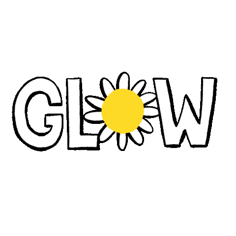 flower glow Sticker by humnutrition