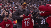 Toronto Raptors Hug GIF by NBA
