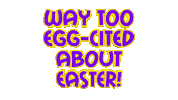 Easter Bunny Love Sticker by OpticalArtInc.