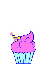 Celebrate Happy Birthday Sticker by lula dmitrieva