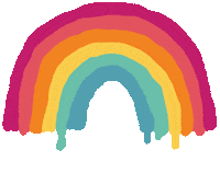 Happy Rainbow Sticker