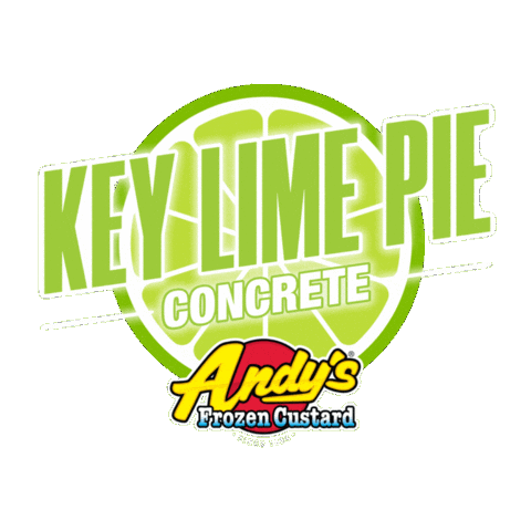 Key Lime Pie Sticker by Andy's Frozen Custard