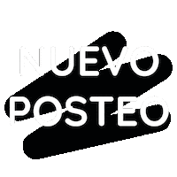 New Post Blanco Sticker