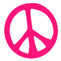 theneonteaparty peace sign jess stempel tntp the neon tea party Sticker