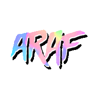 arafcc trippy acid slow iridescent Sticker