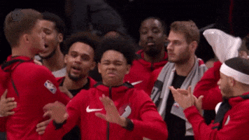 Portland Trail Blazers Reaction GIF