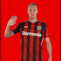 Good Morning Hello GIF by Bayer 04 Leverkusen