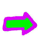 Look Arrow Sticker