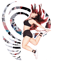 happy dance Sticker by Jim Buddy