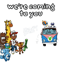 Come On My Way Sticker by VeeFriends