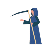 Death Dying Sticker