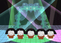 performance circus GIF by South Park 