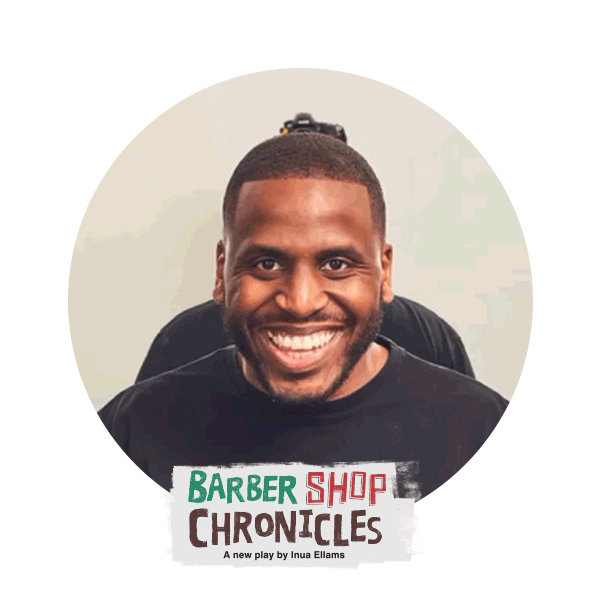 barber shop hair Sticker by National Theatre