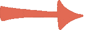Arrow Orange Sticker