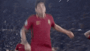 happy champions league GIF by AS Roma