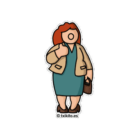 Txikito ok bien perfecto adelante Sticker