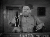Three Stooges Drinking GIF