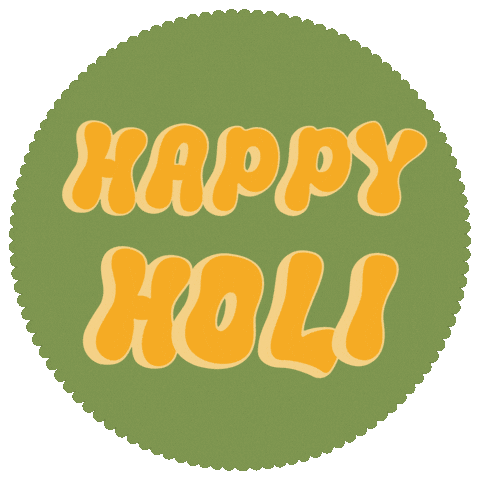Holi Festival Indian Sticker by Sonamm