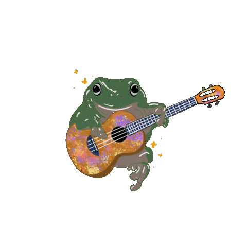 Tree Frog Meme Sticker by Regina Awang