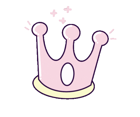 Rose Crown Sticker by Rêve en coton