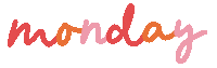 Days Of The Week Day Sticker by Isabella Baillie