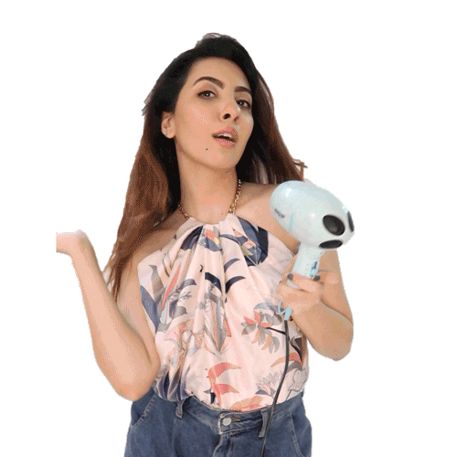 niki_mehra excited people person yawn Sticker