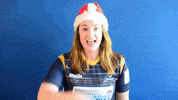 Santa Hat Christmas GIF by Worcester Warriors