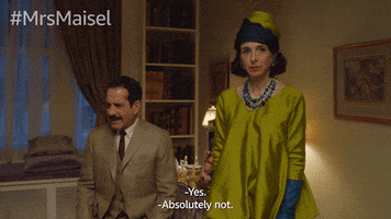 Tony Shalhoub Reaction GIF by The Marvelous Mrs. Maisel