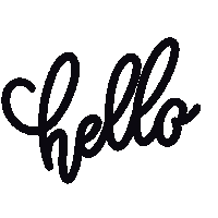 tatyanakarpova hello hi lettering привет Sticker