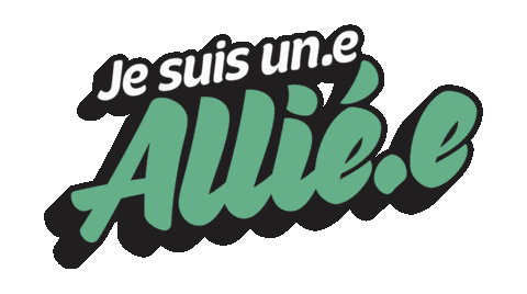 Ally Sticker by Fondation Emergence