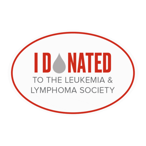 Cancer Giving Sticker by LLS (Leukemia & Lymphoma Society)