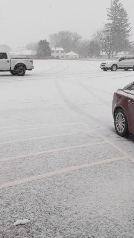 Snow Slickens Roads in Eastern Iowa