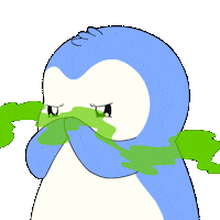 Penguin Farting Sticker by Pudgy Penguins