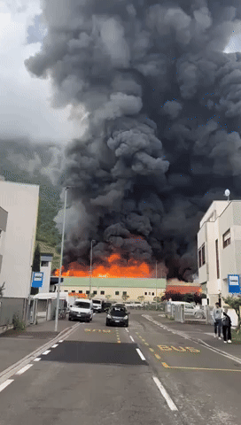 Blaze Engulfs EV Charger Factory in Northern Italy