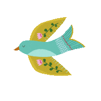 Bird Flying Sticker