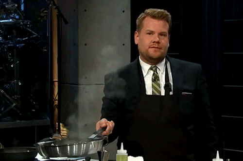 james corden cooking GIF by The Late Late Show with James Corden