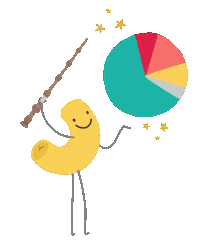 noodlesagency stars magic data peach Sticker